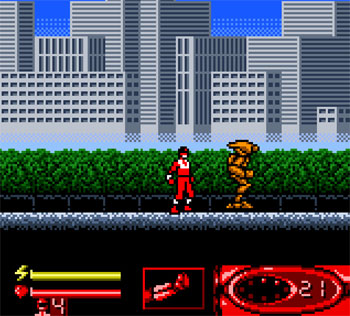 Pantallazo del juego online Power Rangers Time Force (GBC)