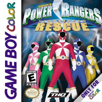 Carátula del juego Power Rangers Lightspeed Rescue (GBC)