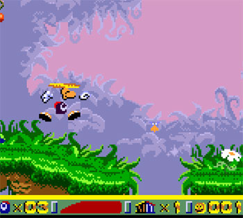 Pantallazo del juego online Rayman 2 The Great Escape (GBC)