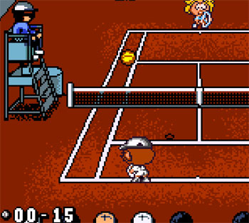 Pantallazo del juego online Roland Garros French Open (GBC)