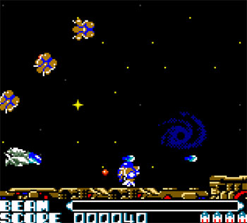 Pantallazo del juego online R-Type DX (GBC)