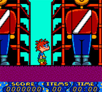 Pantallazo del juego online Rugrats Time Travelers (GBC)