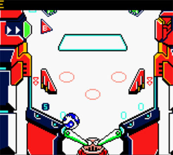 Pantallazo del juego online Super Robot Pinball (GBC)