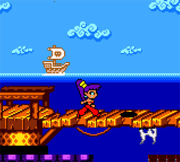 Pantallazo del juego online Shantae (GBC)