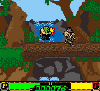 Pantallazo del juego online Shrek Fairy Tale FreakDown (GBC)