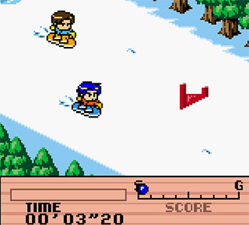 Pantallazo del juego online Snowboard Champion (GBC)