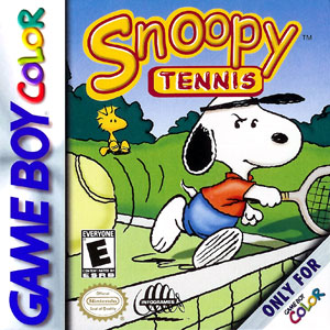 Carátula del juego Snoopy Tennis (GBC)