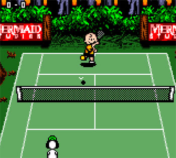 Pantallazo del juego online Snoopy Tennis (GBC)