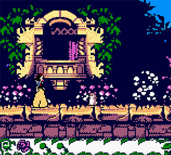Pantallazo del juego online Snow White And The Seven Dwarfs (GBC)