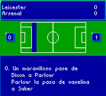 Pantallazo del juego online Soccer Manager (GBC)