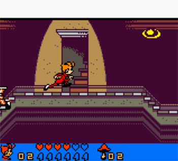 Pantallazo del juego online Spirou The Robot Invasion (GBC)