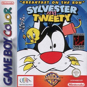 Carátula del juego Sylvester and Tweety Breakfast on the Run (GBC)