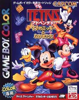Juego online Tetris Adventure: Susume Mickey to Nakamatachi (GBC)