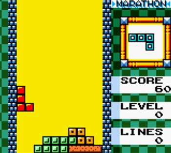 Pantallazo del juego online Tetris DX (GBC)