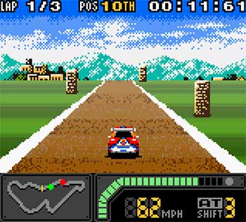 Pantallazo del juego online Top Gear Pocket 2 (GBC)