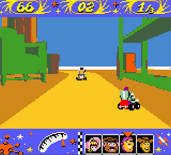Pantallazo del juego online Toy Story Racer (GBC)