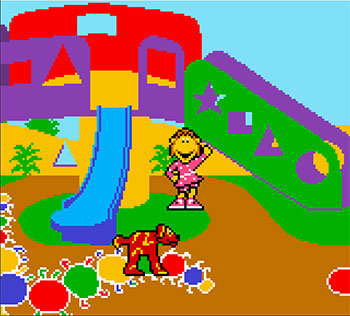 Pantallazo del juego online Tweenies - Doodles' Bones (GB COLOR)