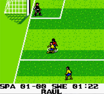 Pantallazo del juego online UEFA 2000 (GBC)