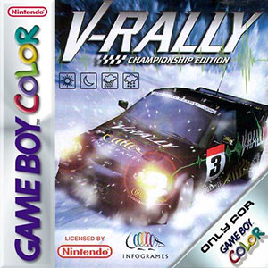 Carátula del juego V-Rally Championship Edition (GBC)