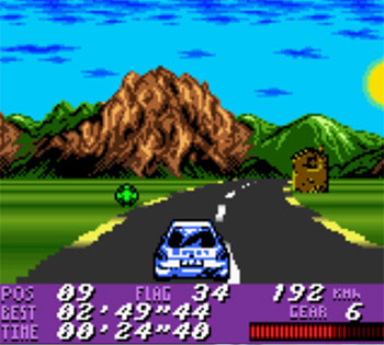 Pantallazo del juego online V-Rally Championship Edition (GBC)