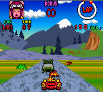 Pantallazo del juego online Wacky Races (GB COLOR)