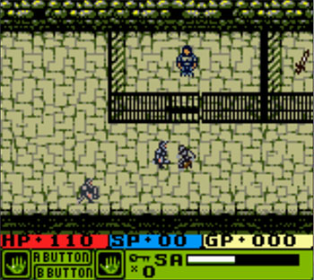 Pantallazo del juego online Warriors of Might and Magic (GBC)