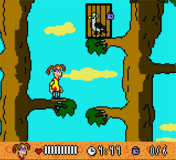 Pantallazo del juego online The Wild Thornberrys Rambler (GBC)