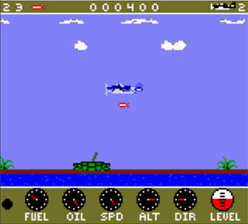 Pantallazo del juego online Wings of Fury (GBC)