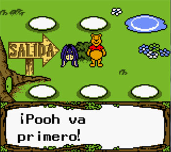 Pantallazo del juego online Winnie the Pooh - Adventures in the 100 Acre Wood (GBC)