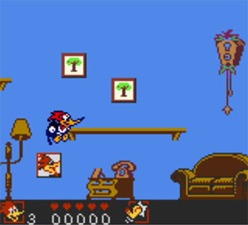 Pantallazo del juego online Woody Woodpecker (GBC)