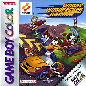 Carátula del juego Woody Woodpecker Racing (GBC)