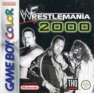 Carátula del juego WWF WrestleMania 2000 (GBC)