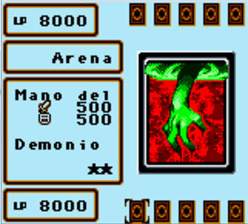 Pantallazo del juego online Yu-Gi-Oh! Duelo en las Tinieblas (GBC)