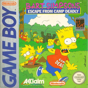 Juego online Bart Simpson's Escape from Camp Deadly (GB)