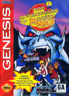 Carátula del juego The Adventures of Mighty Max (Genesis)