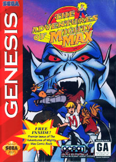 Carátula del juego The Adventures of Mighty Max (Genesis)