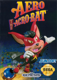 Carátula del juego Aero the Acrobat (GENESIS)