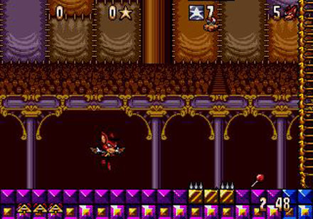 Pantallazo del juego online Aero the Acrobat (GENESIS)