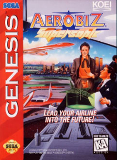 Carátula del juego Aerobiz Supersonic (GENESIS)