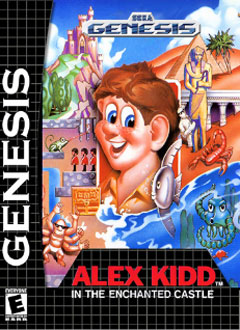 Carátula del juego Alex Kidd in the Enchanted Castle (Genesis)