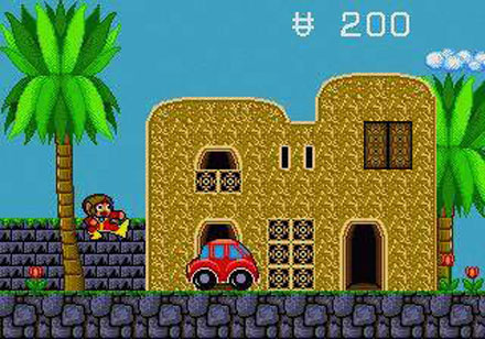 Pantallazo del juego online Alex Kidd in the Enchanted Castle (Genesis)