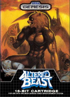 Carátula del juego Altered Beast (Genesis)