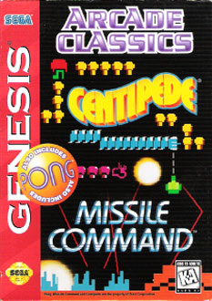 Carátula del juego Arcade Classics (Genesis)