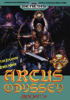 Carátula del juego Arcus Odyssey (Genesis)