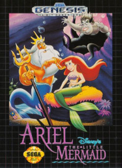 Carátula del juego Ariel The Little Mermaid (Genesis)