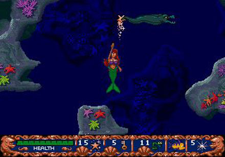 Pantallazo del juego online Ariel The Little Mermaid (Genesis)