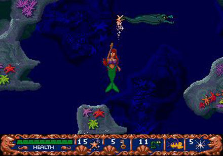 Pantallazo del juego online Ariel The Little Mermaid (Genesis)