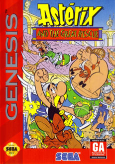 Carátula del juego Asterix and The Great Rescue (Genesis)