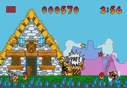 Pantallazo del juego online Asterix and The Great Rescue (Genesis)
