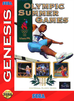 Carátula del juego Olympic Summer Games Atlanta 96 (Genesis)